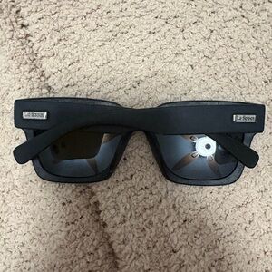 Le Specs Matte Black Sunglasses